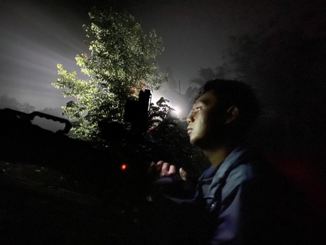 Nighttime shoot